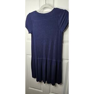Kidpik Girls Dress Size XL 14 Jersey Material Navy Blue